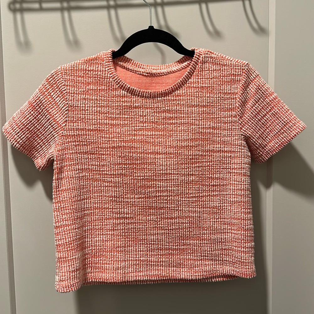 Knit short sleeve shirt